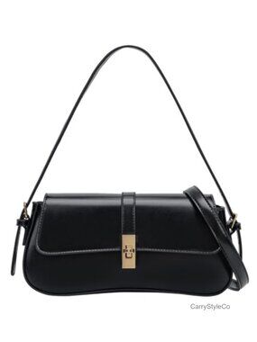 Y2K Hobo Shoulder Bag PU Leather Women's Crossbody Clutch Purse